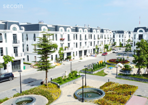 Ngói màu cao cấp Secoin tại Khu đô thị Crown Villas - TP Thái Nguyên